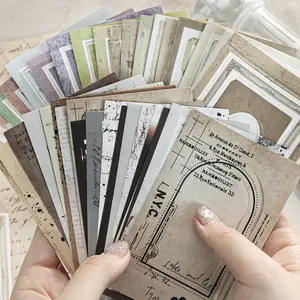 4 Pcs Leather Paper Stickers, Heartbeat Cycle Series, High-Quality Craft Supplies, Perfect for DIY Projects & Decorations