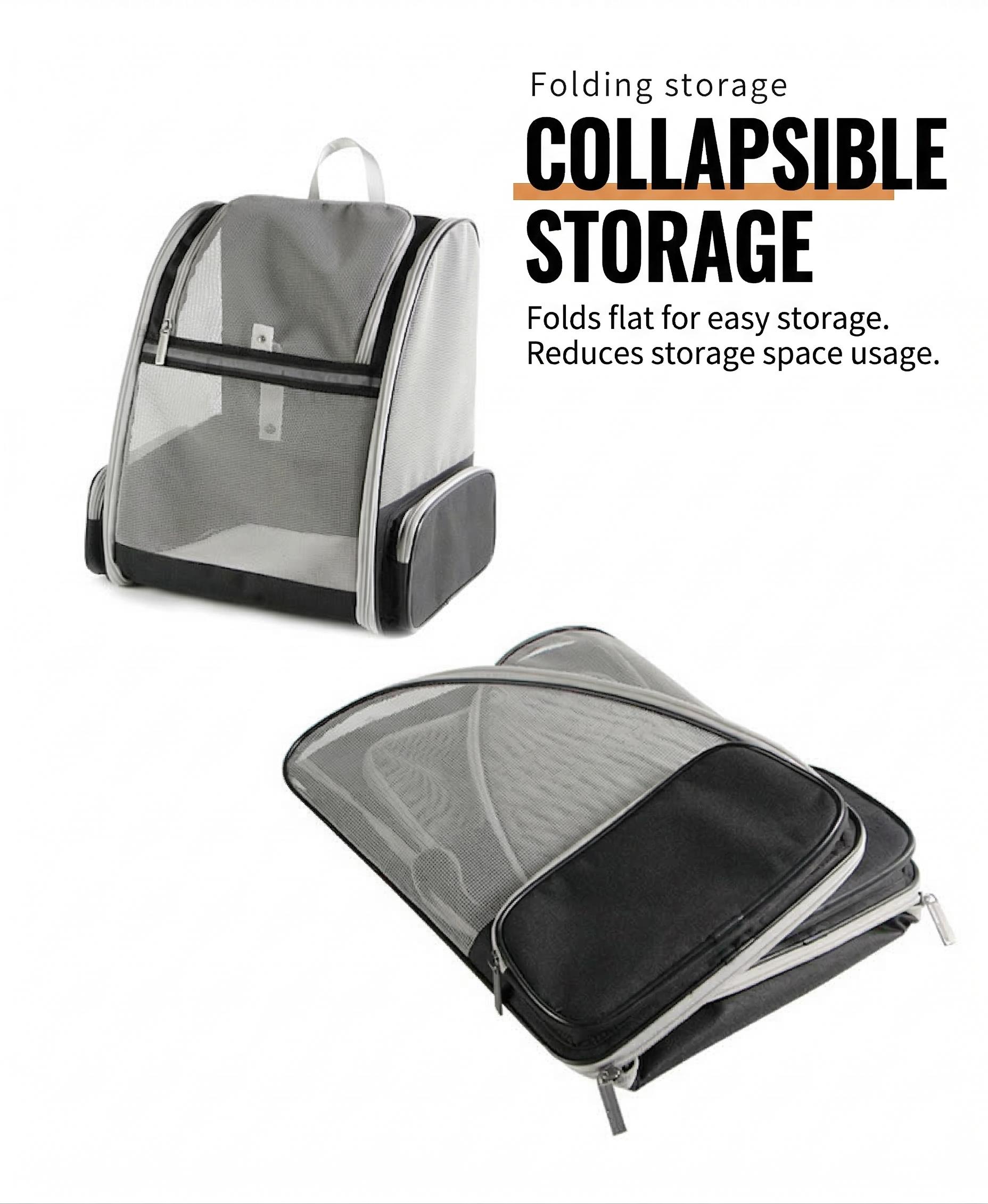 360° Breathable Mesh Pet Carrier Backpack | Ventilated Escape-Proof Bag for Small Dogs Cats Hiking Travel