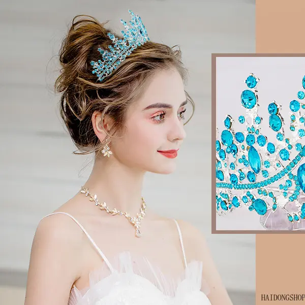 Glam Viral Princess Luxury Baroque Rhinestone Queen Crown Headband Set For Women, Sparkly Birthday Tiara With Matching Shoulder Sash, Elegant Accessory For Party Photoshoot Birthday Celebration Styling