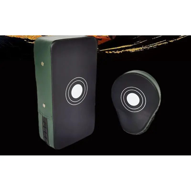 Military Green Boxing Kick Targets and Hand Pads Set for Sparring Training and Combat Practice