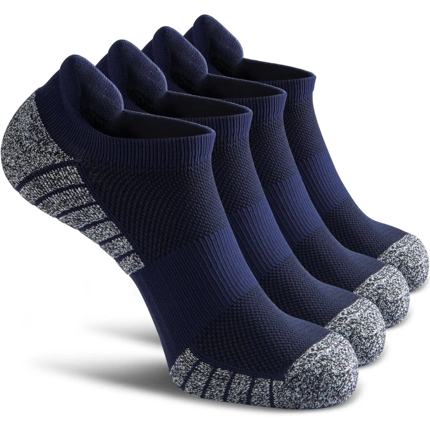 No Show Sports Compression Socks for Men and Women Circulation 4/8 count