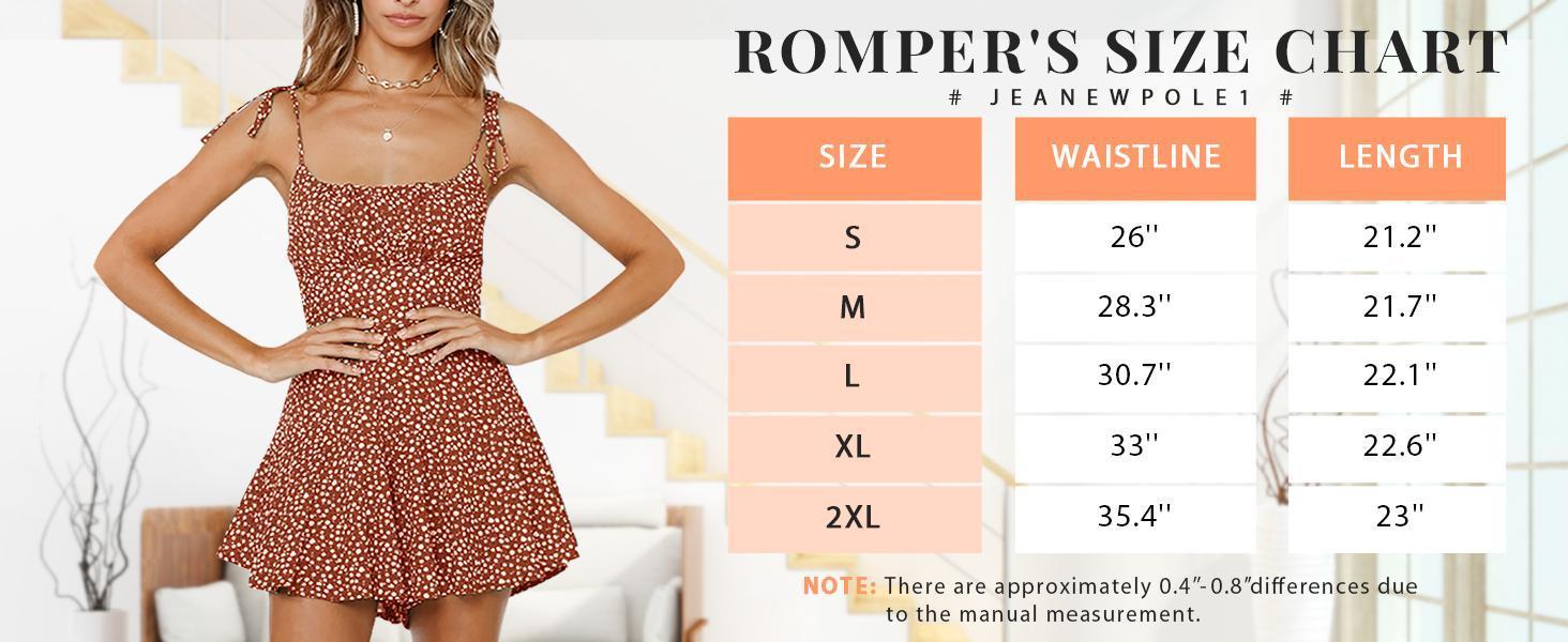 Imily Bela Women's Boho Floral Wide Leg Short Romper Spaghetti Strap Smocked Jumpsuit