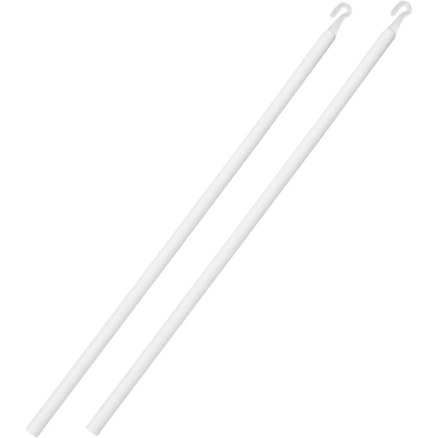 24 Inch Horizontal Window Blind Wand Replacement with Hook Plastic Spliceable Vertical Blinds Rod Replacement Blinds Stick Replacement