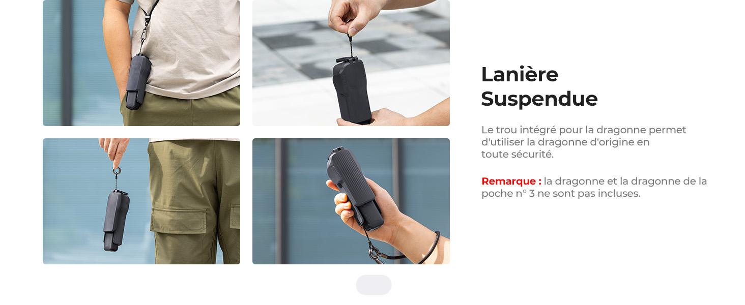 K&F CONCEPT Gimbal and Lens Protector Compatible with DJI Osmo Pocket 3, Screen Lens Cover with Hard Shell and Soft Interior, Quick Open/Close and Compact Design