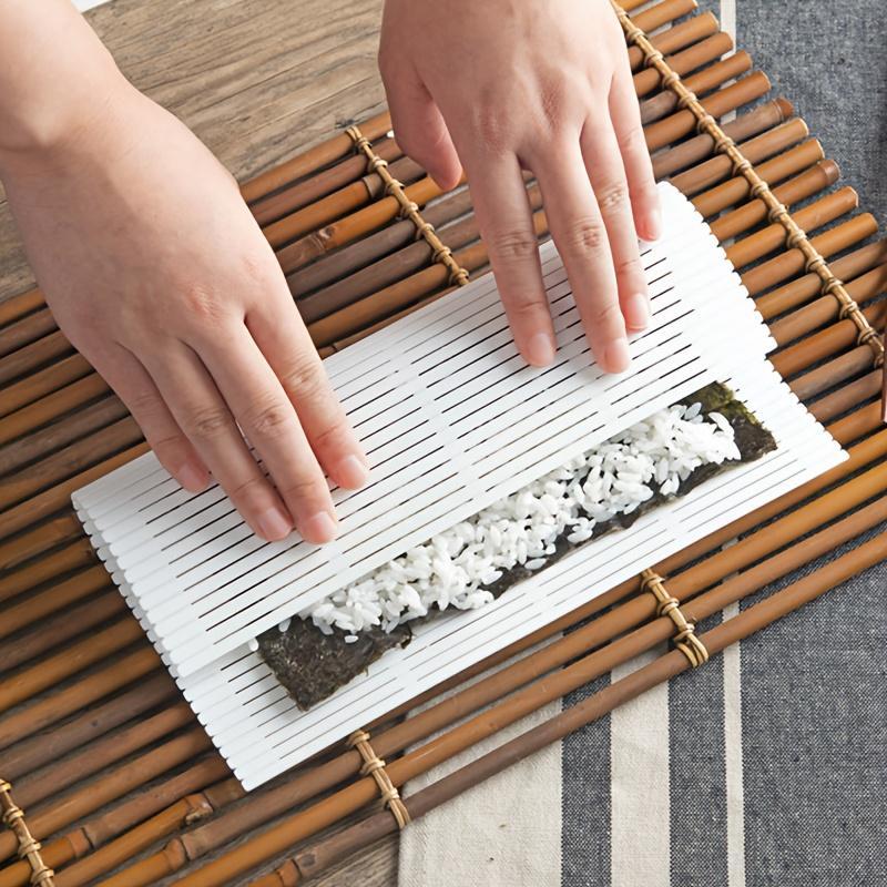 SHAON Sushi Making Molds, Japanese Creative Seaweed Sushi Roll Tools, Nori Rice Ball Molds, Sushi Rolling Mats, Seaweed Dessert Hand Rolls, Suitable for Home, Parties, And Restaurants