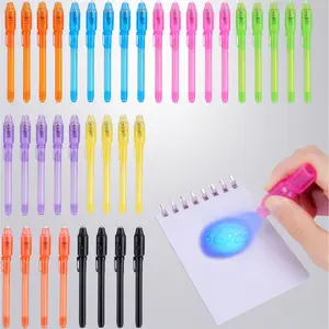 36PCS Invisible Ink Pen Set with UV Light Magic Marker for Secret Message Writing, Party Favors for Kids Birthday Easter Student Gift