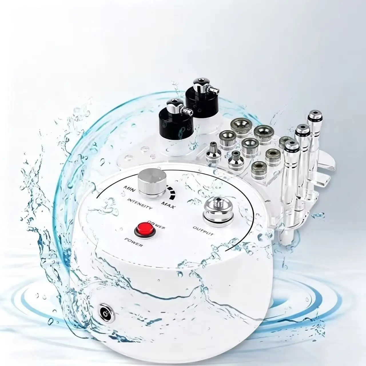 Desktop 3-In-1 Micro-Engraving Spray Beauty Device, Hydrating Exfoliating Electronic Beauty Instrument, Home Use Skincare Tool