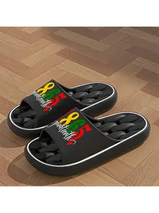 1 pair of unisex slippers, new style slippers, 1865 June Day slippers, women's slippers, indoor/outdoor slippers, holiday gift slippers, room slippers, beach slippers, bathroom slippers, birthday gift slippers