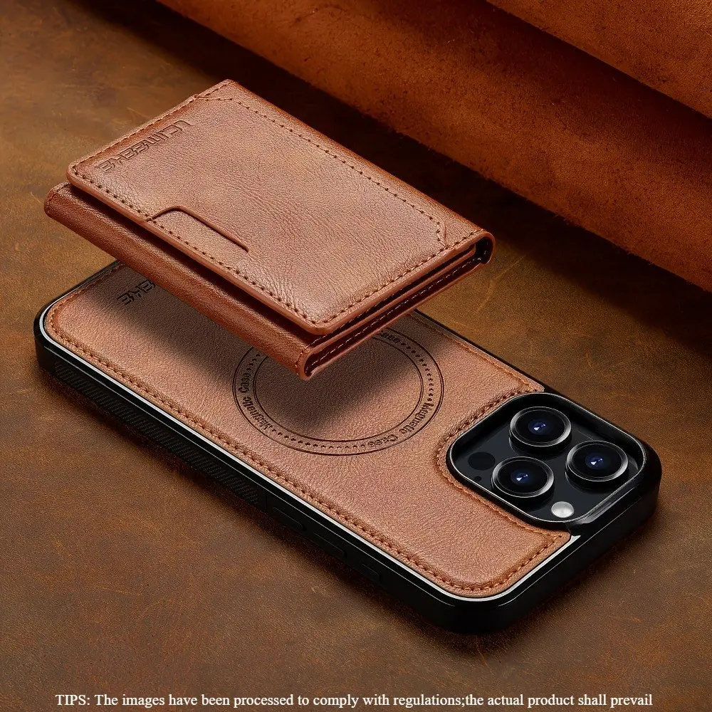 Phone Case - Iphone Detachable Wallet Case - Dual Function Protective Faux Leather Magnetic Foldable Pouch - Works with Models 17 16, 15, 14, 13, 12, 11 Pro Max, X, XS, XR, 8, 7 Plus Removable Cover Accessories Cellphone Casing
