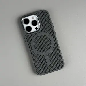 Phone Case - Phone Case: Magnetic Anti-Fall Full Coverage High-End Heat Dissipation Honeycomb Net Shell 2-In-1 Protective Cover Unisex, Suitable for Iphone 17 16 15 14 13 12 Plus Pro Max Series Phone Cases
