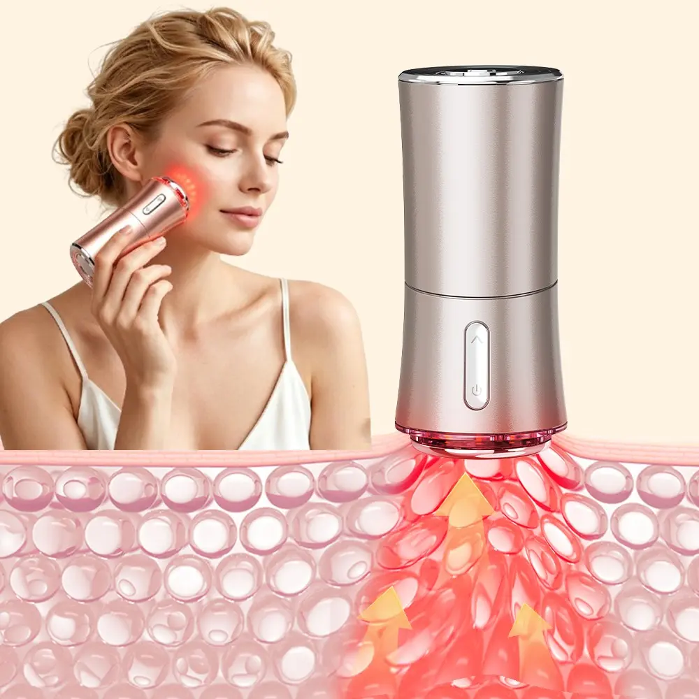 Suction Lifting Beauty Device, 3 Color Light, Skin Tightening and Firming, Neck Facial Beauty Care Tool, Body Lymphatic Drainage Massager, Facial Beauty Instrument, Skin Care Machines