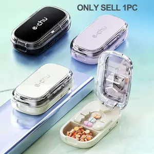 Portable Pill Cutter, Precision Splitter for Halving, Thirding, Quartering Pills, Easy-To-Use Medication Divider, Vitamin Organizer, supplement organizer, Medical Organizer, Ideal for Travel