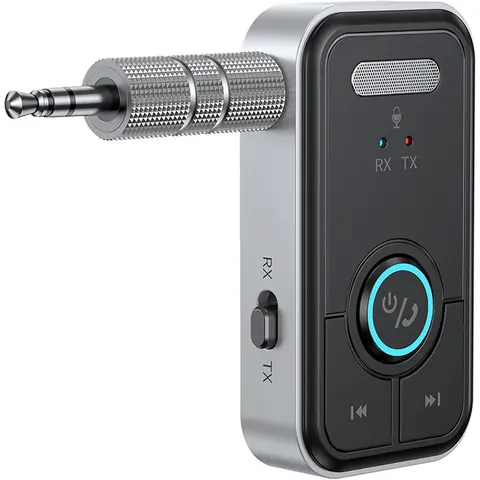 Automotive Bluetooth AUX Adapter - Bluetooth Transmitter Receiver for Car Stereo, TV, Low Latency Audio Streaming, Wireless Music, Easy Setup