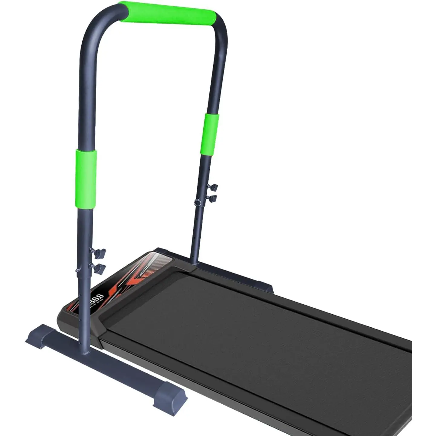 Adjustable Handle Bar for Only- Universal Fit 23" Wide, Max Height 43", Sturdy Support Attachment (Black Green)
