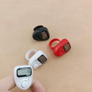 Multi-Pack Counter Clicker Hand Electronic Ring Counters Finger Digital Mechanical Prayer Tracking Rug Watch Tasbih Tasbeeh Machine Click Beads Knitting for Golf, Fishing, Record Traffic, Warehouse Points, Sports, Zikr Chanting Women Men Muslims Item