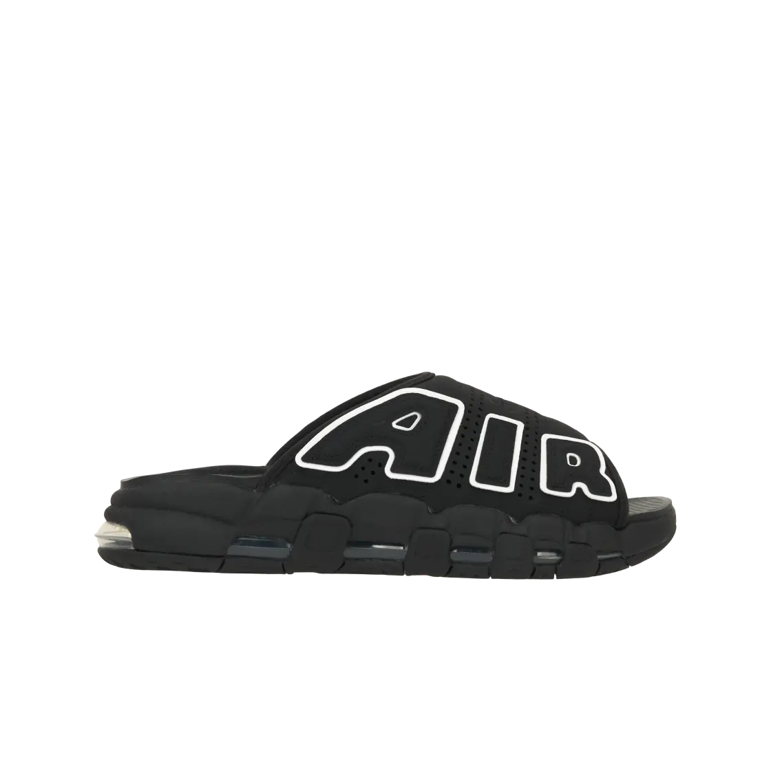 Nike Air More Uptempo Slide 'Black - Grey Sole' DV2132-001