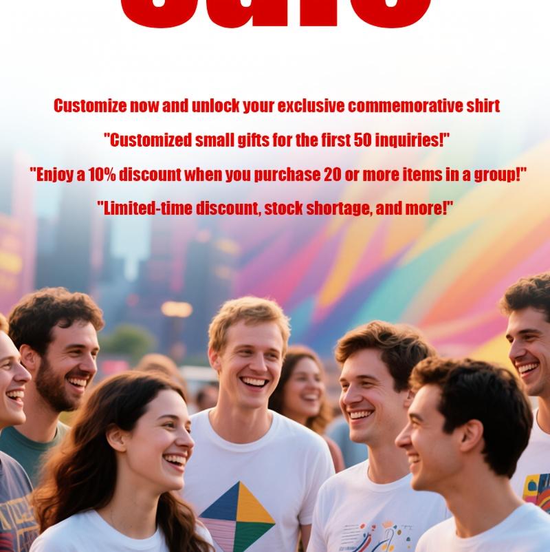 Personalized men's T-shirt, casual pure cotton short-sleeve printed top. Graduation season--your text/images/family photos/pet pictures/company logo/work uniform/couple/friends, anniversary/Thanksgiving/Easter