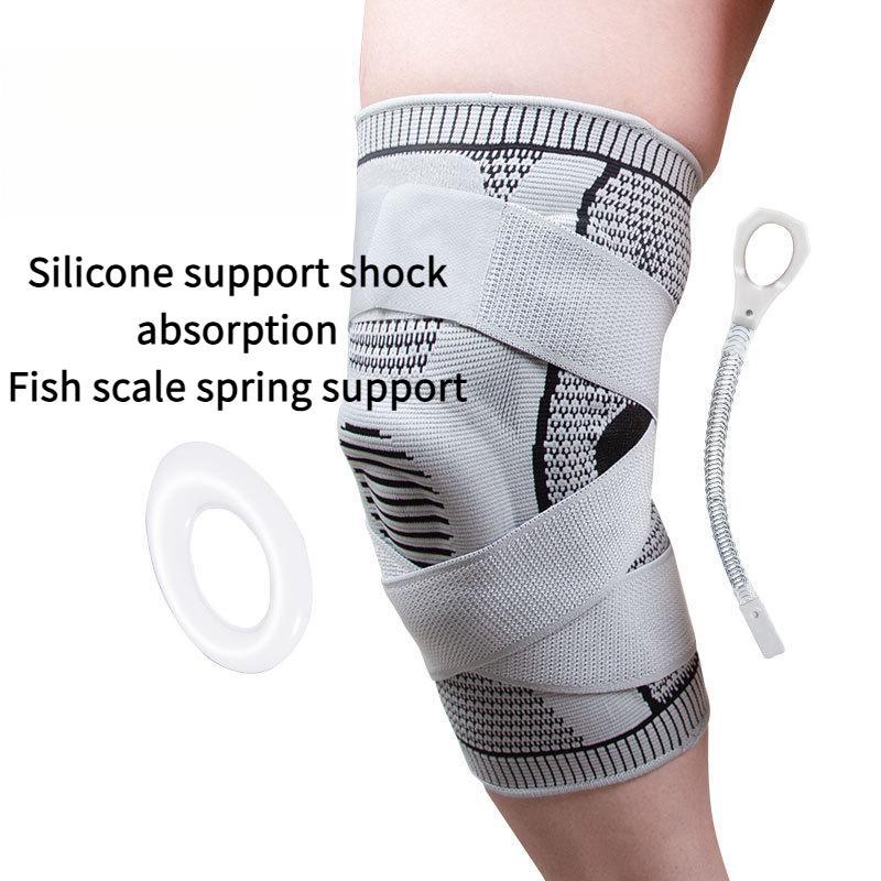 OLLAS Knee Braces, 2-Pack, Knee Support Compression Sleeves, Fitness Sports Knee Braces, Women's & Men's Compression Suitable for Running, Fitness, Basketball