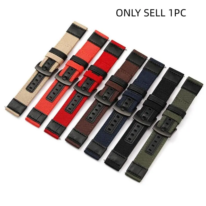 Nylon Quick Release Watch Bands, Replacement Canvas Fabric Sport Strap, Versatile Strap for Men Women, 20/22mm Military Style Wristband with Stainless Steel Buckle, Adjustable Strap, Removable Straps, Watch Bracelet, Watch Accessories