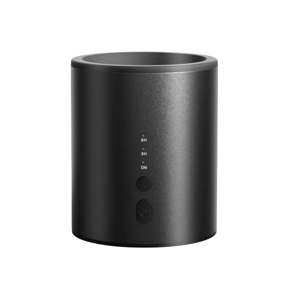 Pink Smooth Wipeable Aluminum Alloy Smokeless Flameless Electric Wax Melt Warmer - USB Powered, 3H/6H Timer, Safe Aromatherapy Diffuser for Fragrance, Daily Bedroom Relaxation, Home Use, Ideal Gift, Aesthetic