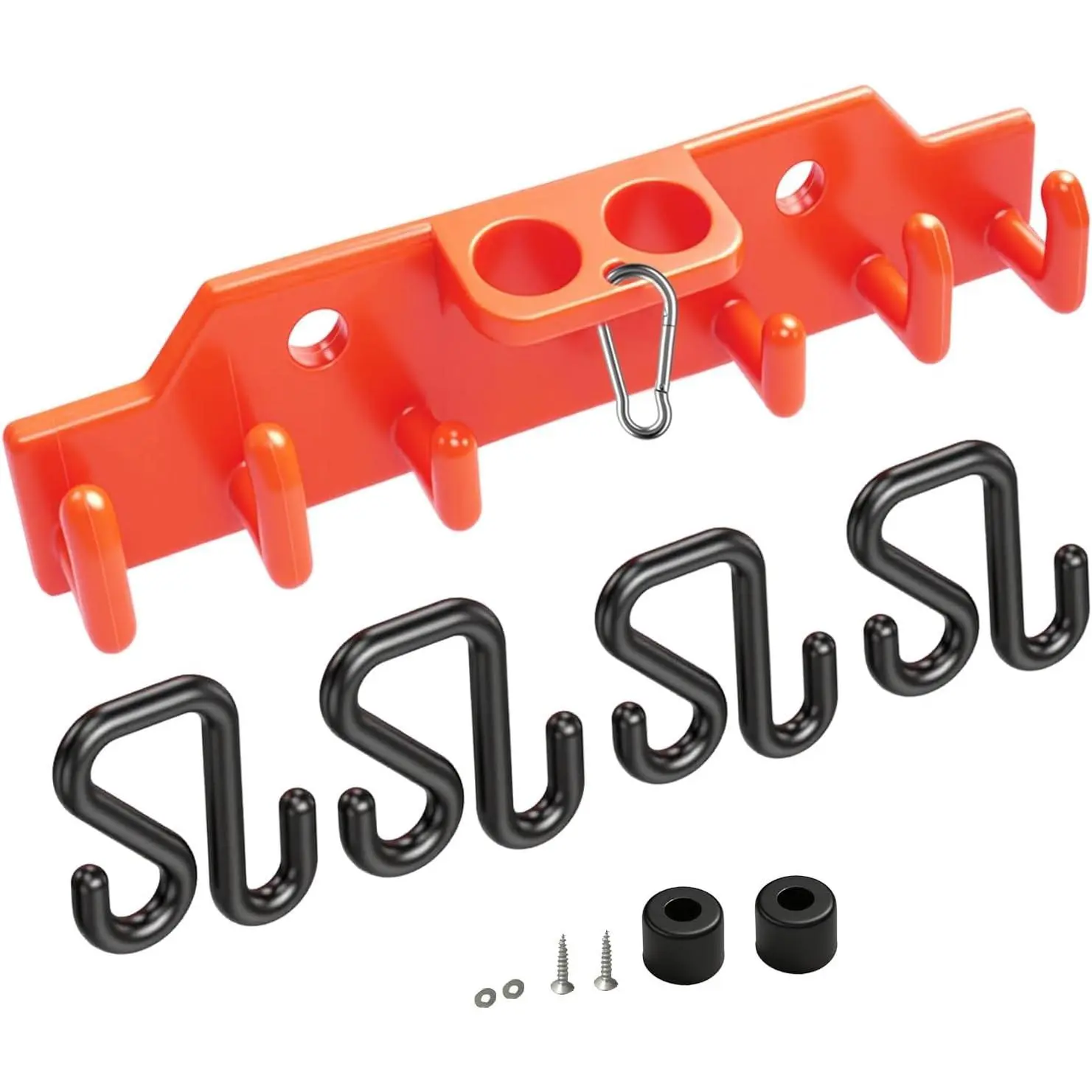 Tool Board Bucket Truck Hook Organizer Bucket Truck Accessories for Lineman Including Four Hooks for Aerial Baskets Two 3 Inch and Two 2 Inch