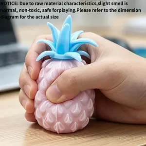 Stress Relief Relaxation Fidget Toy, Mini Burst Ball Pineapple Squeeze Fun, Realistic Fruit Stress Release Toy, Ab-Wg-G1 Model