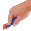 Plastic Razor Scraper, 2 Pack Razor Scraper with 120 Pcs Razor Blades for Removing Glue, Sticker, Decals, Tint from Car Window and Glass(Blue) Plastic Razor Scraper, 2 Pack Razor Scraper with 120 Pcs Razor Blades for Removing Glue, Sticker, Decals, Tint from Car Window and Glass(Blue)