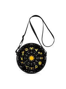 2D Twelve Constellations Print Lightweight Women's Crossbody Bag, a wonderful gift for female friends. It can be worn crossbody, single shoulder, double shoulder or carried by hand. Great for commuting, outdoor activities, travel, casual wear and school.