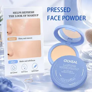 Silky Smooth Matte Setting Powder, Soft Blur Concealer Palette, Long-Lasting Makeup Powder, Smudge-Proof and Wear-Resistant