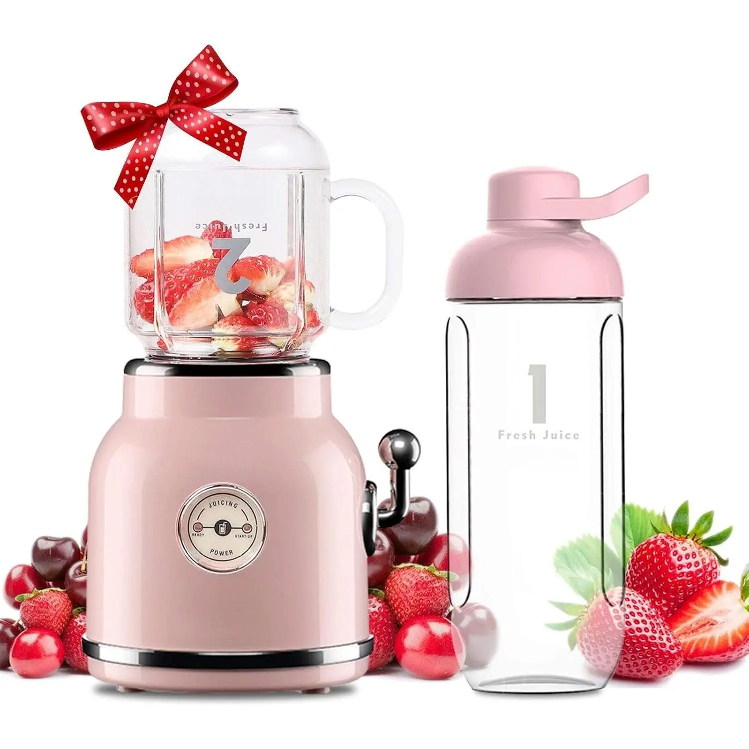 Smoothie Blender,  Portable Personal Blender with 6   for Shakes and Smoothies, 21oz Travel Cup and ,