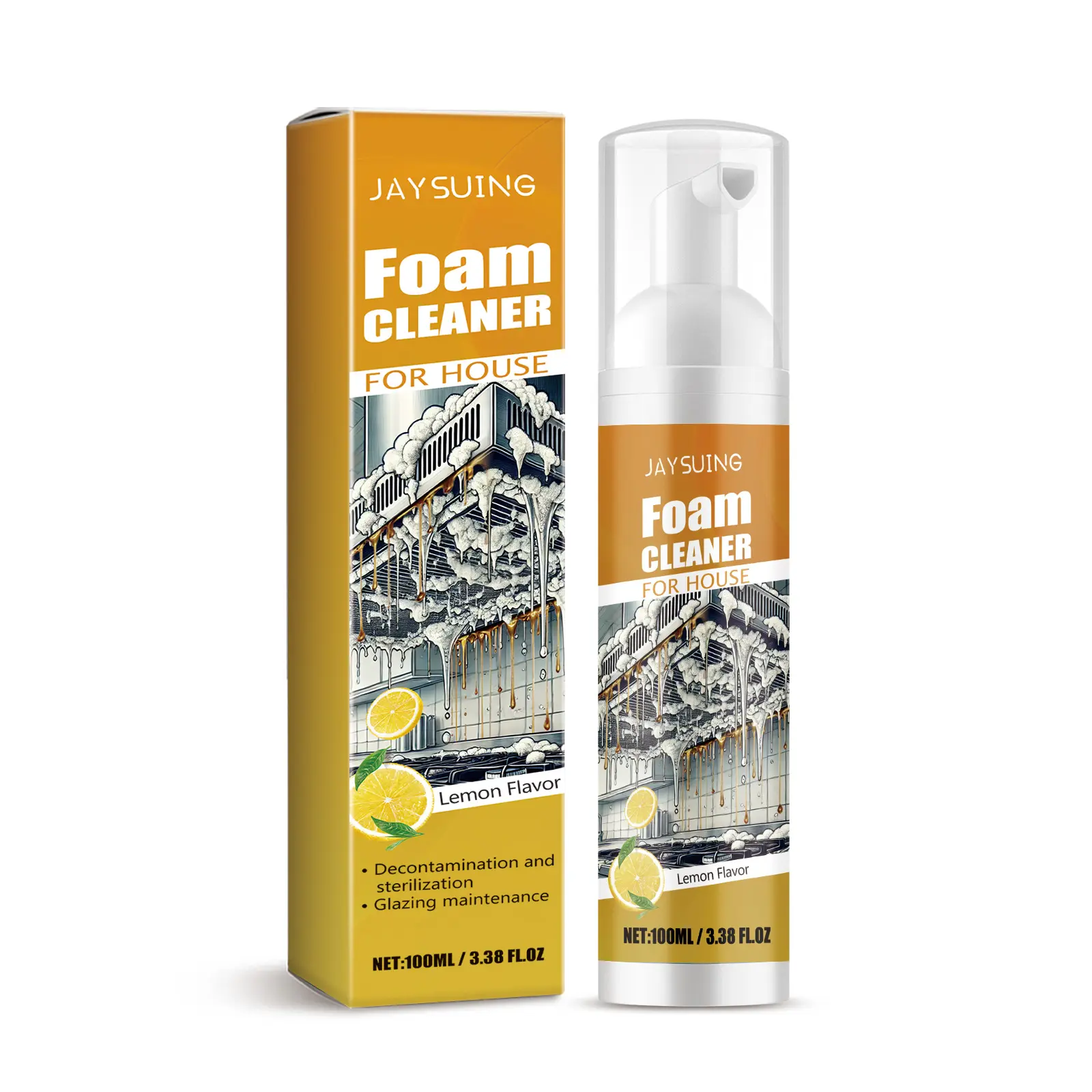 Jaysuing Alcohol-Based Multi-Purpose Household Cleaner, Stain Remover for Floors and Stoves, Alcohol Base