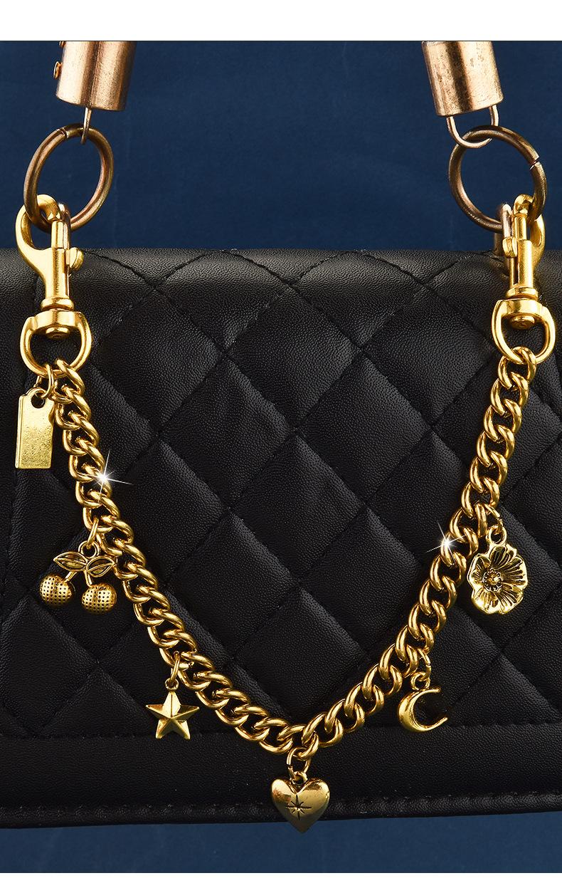 Bag Charm Keychain-purse charms for handbags Bag Extender & Jeans Chain, bag charms for handbags, Purse Accessories For Women(28cm) replacement extension  Purse Accessorie  Crossbody bag, extension chain, tote bag, handbag, bag chain