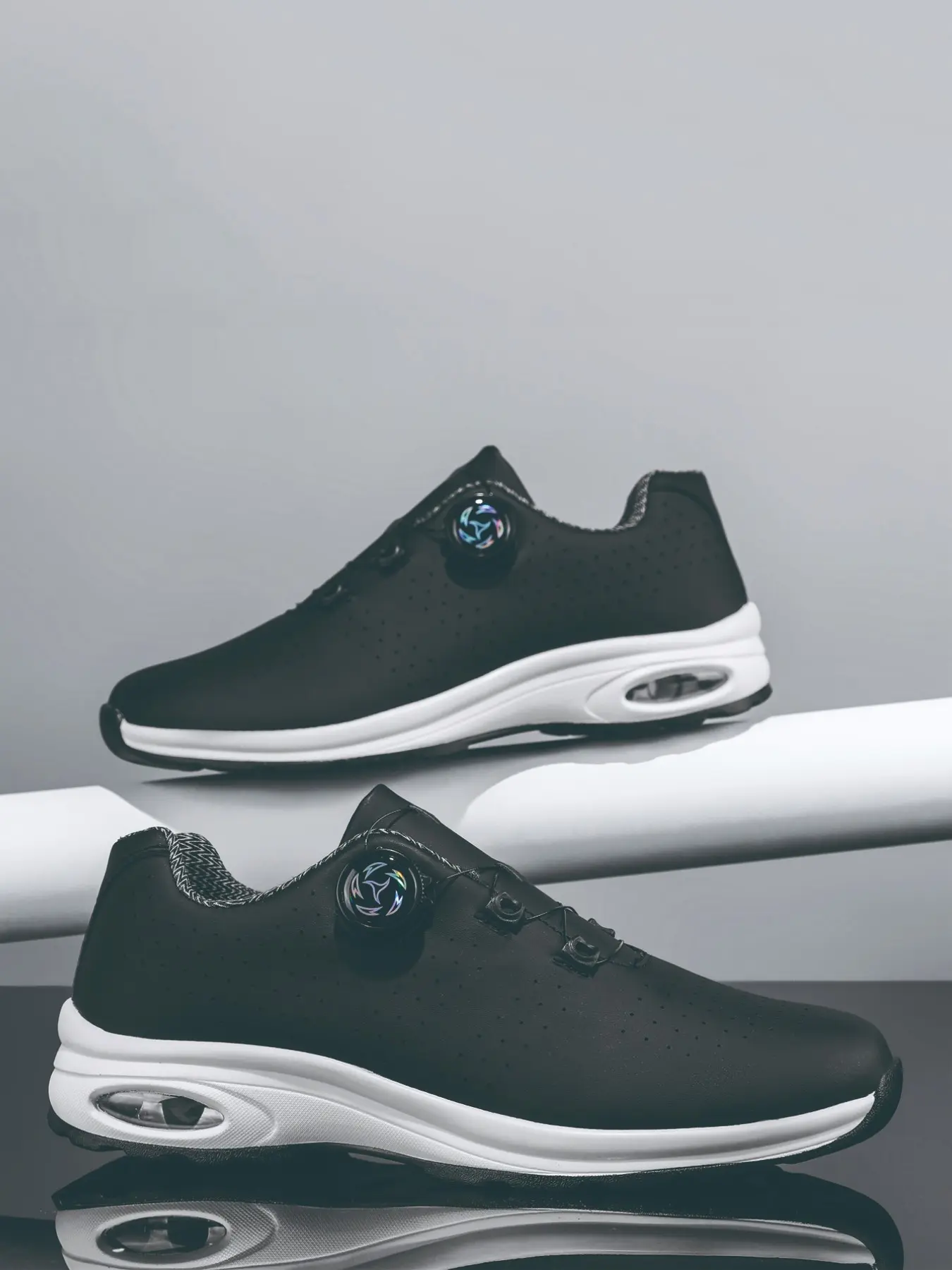 Men's Golf Shoes, Waterproof Breathable, Non-Slip Rubber Sole, Casual Athletic Footwear, Lightweight Durable, All-Season Use