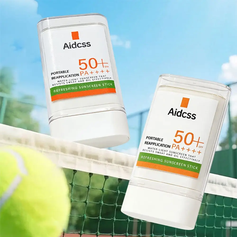Refreshing Solid Sunscreen Stick, Spf50 Pa++++, Skin Protection & Comfort, Portable, Daily Use, UV Safety, Lightweight Design