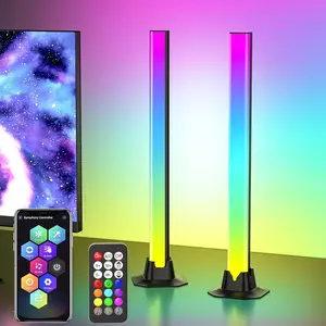 Smart LED Strip Lights, Gaming Environment Lighting, Scene and Music Modes, Bluetooth-compatible Colorful Light Strips for Game Setup, Entertainment, PC, TV, Room Decor