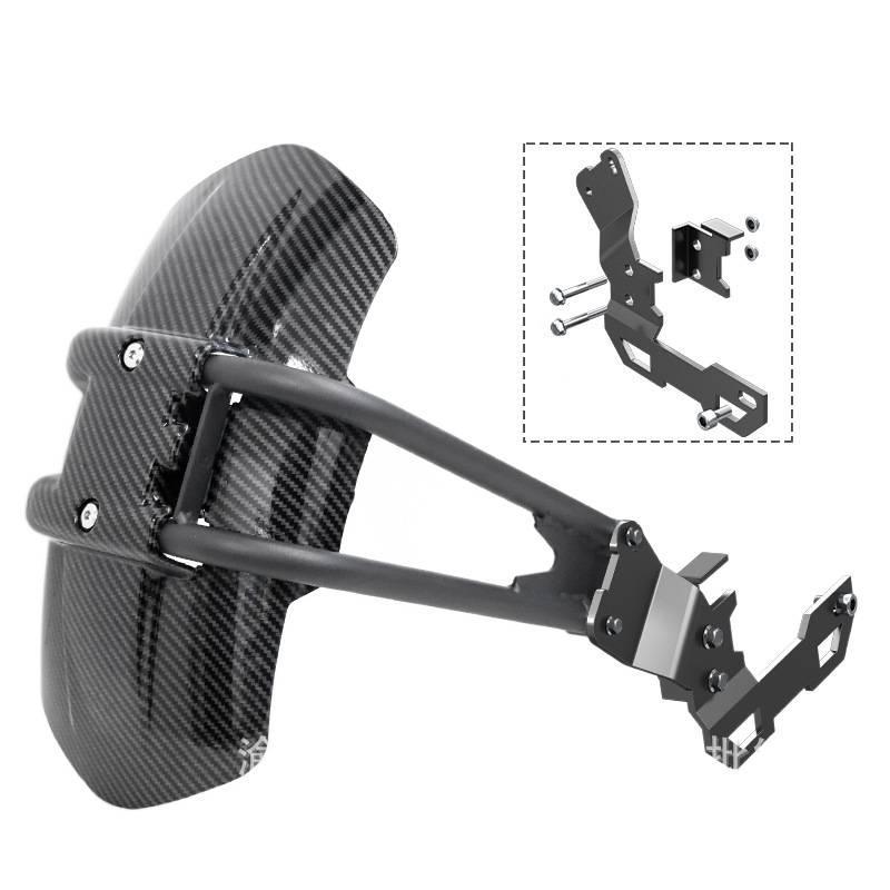 Motorcycle fender modification universal accessory, single-side rear wheel reflective fender, mudguard for electric vehicles
