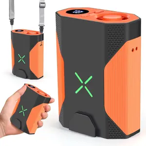 Mini Portable  Fan - 100 Speeds 36000RPM  Airflow 4500mAh   Max 16H Cooling - Mini   Handheld Fan for Outdoor Jobsite Camping Travel, Orange