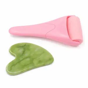 Facial Massage Bundle: Ice Roller + Gua Sha