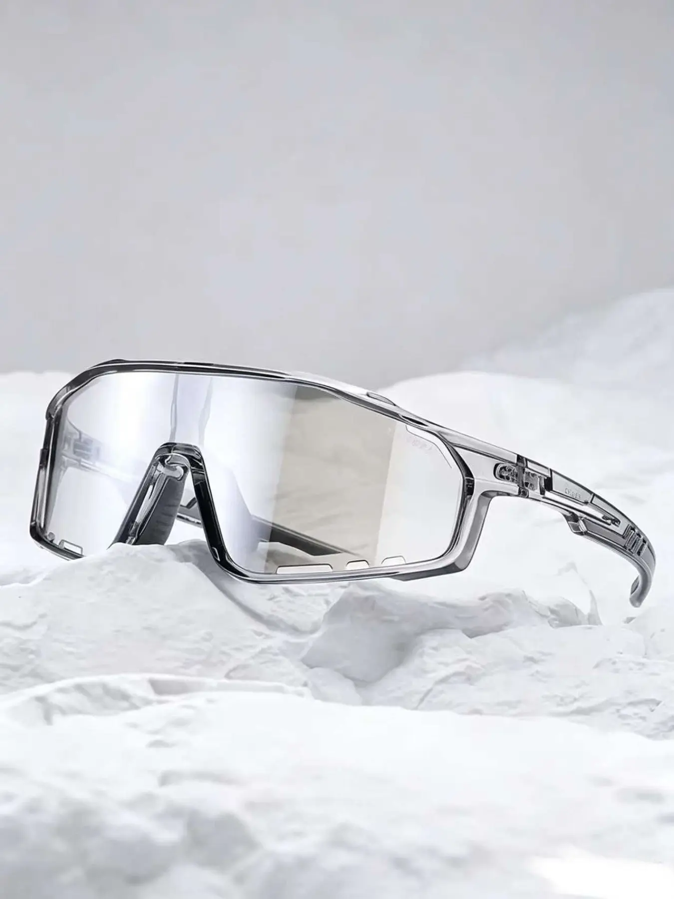 Color-Changing Cycling Glasses, Outdoor Road Bike Windproof Large Frame Goggles, Unisex Sports Running Fashion Eyewear
