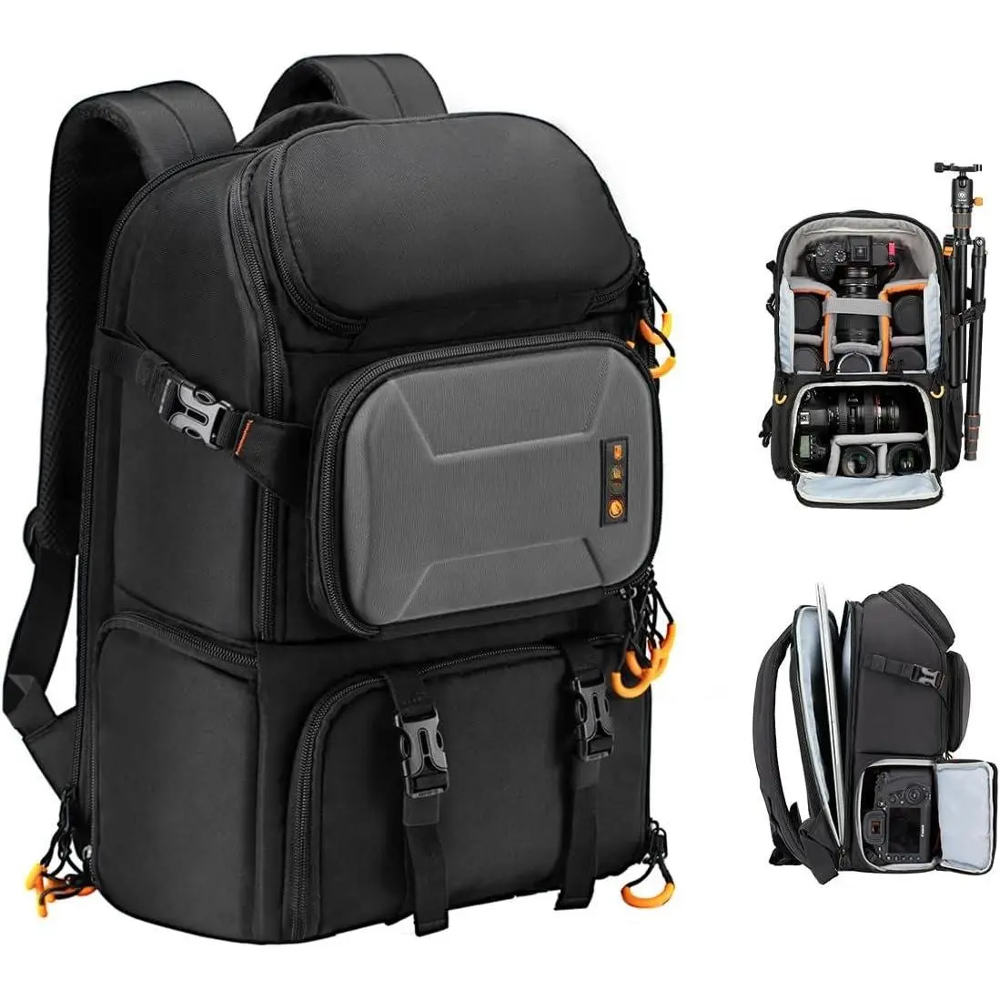 Professional Camera Backpack for Photographers Medium 15L PBL | Quick Top Side Access, 15.6" Laptop Compartment, Tripod Holder,  Raincover, for Outdoor Hiking Travel