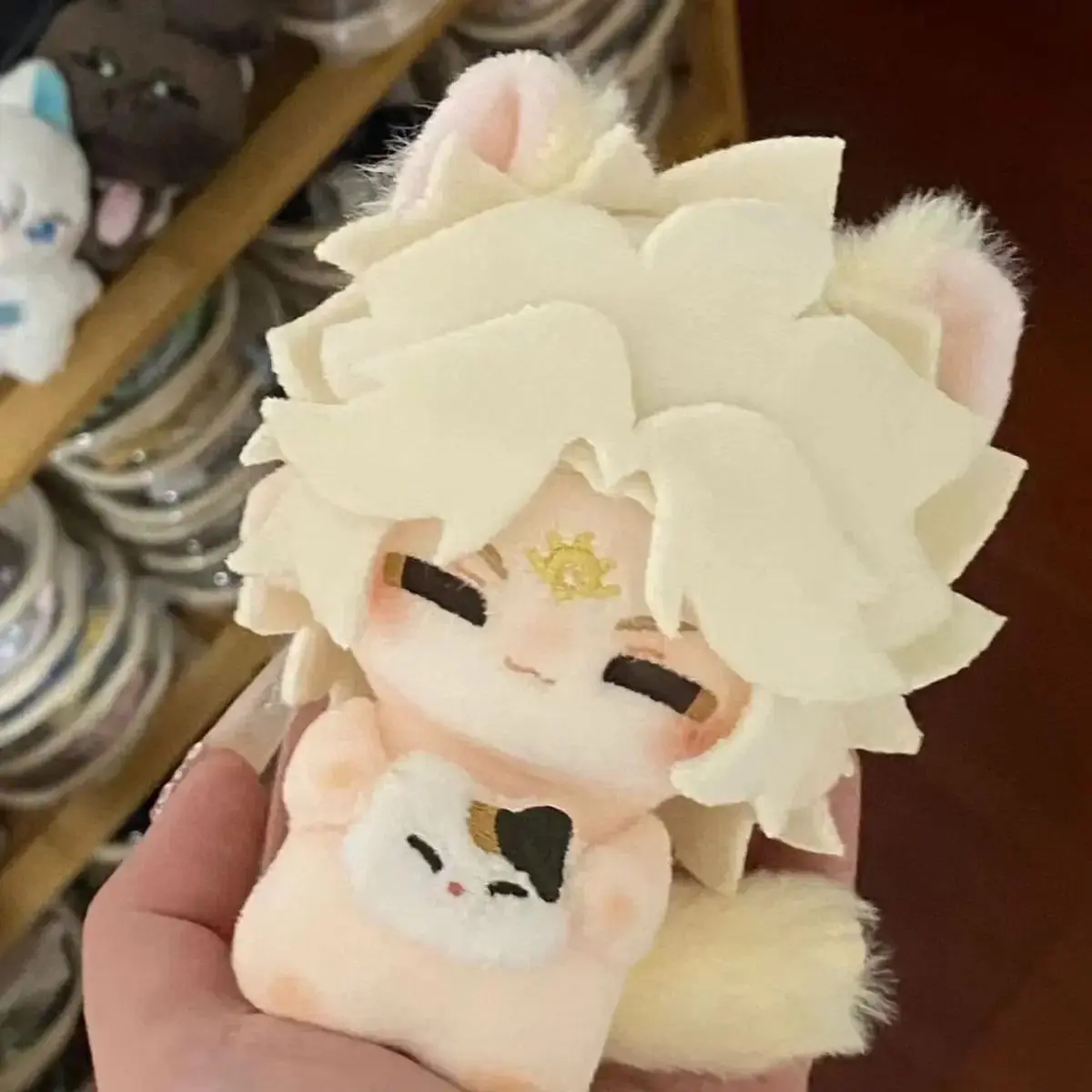 10cm Stuffed Onmyoji Anime Game Susanoo Themed Cartoon Plush Doll Toy COS Dress-up Children Adults Collectible Cotton Gifts