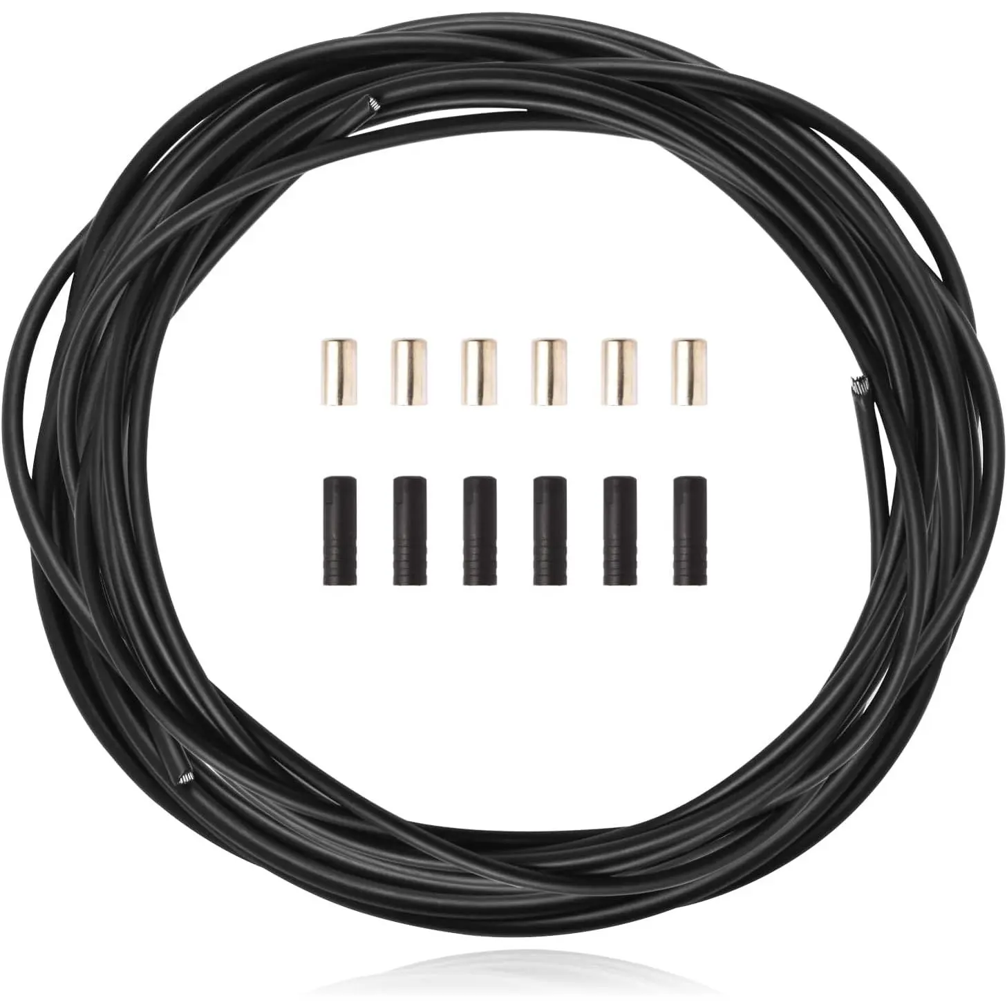 Lined Bicycle Bike Derailleur Shift Cable Housing Cycling Shifter Hose Hydraulic Disc Lined Tube Repair Accessory Kit for Mountain Road Bike DIY Replacement 4mm 3 Meters