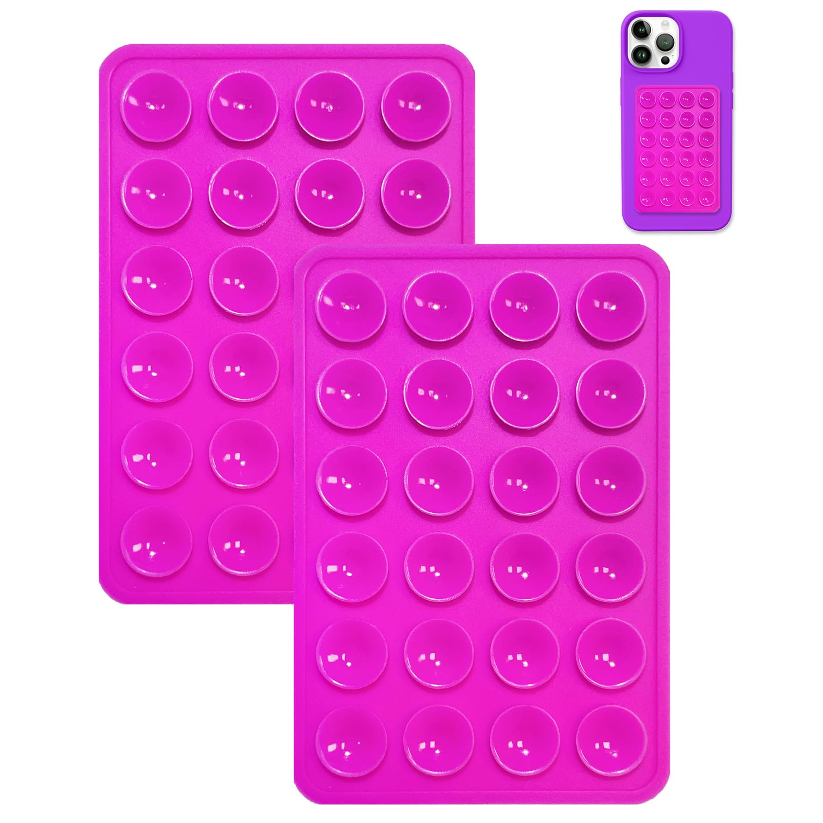 2PCS Silicone Suction Phone Case Mount,Non Slip Suction Cup Phone Mount,Hands-Free Phone Accessories Holder for Selfies and Videos,Silicon Adhesive Phone Stand Sticky Cellphone SmartphoneHARD EDGE 2PCS Silicone Suction Phone Case Mount,Non Slip Suction Cup Phone Mount,Hands-Free Phone Accessories Holder for Selfies and Videos,Silicon Adhesive Phone Stand Sticky Cellphone SmartphoneHARD EDGE