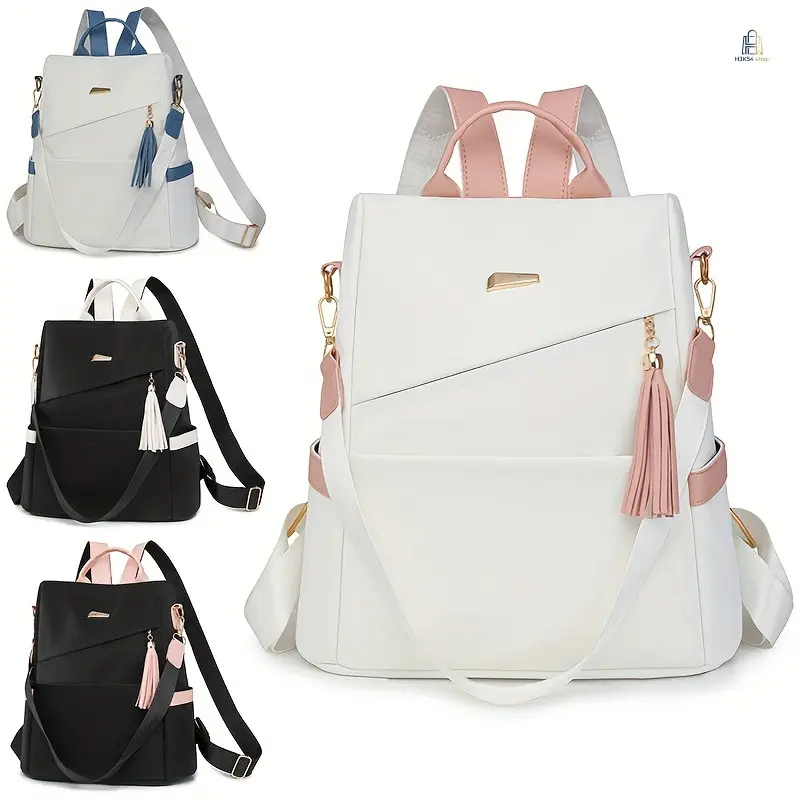 Women Backpack, 2026 Trend Soft Leather Anti-theft Daypack, Dual-use Large Capacity Travel Rucksack, Lightweight Commute Student School Bag, Soft Roomy Adjustable Straps, Suitable for Commute School Travel Shopping Daily Weekend Use