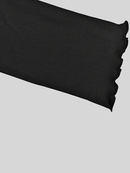 【Plus Size】 Solid Bow Decor Thumb Hole Curved Hem Tee, Plus Casual Long Sleeve T-shirt for Daily Wear, Women Plus Clothing for Fall & Winter, Top