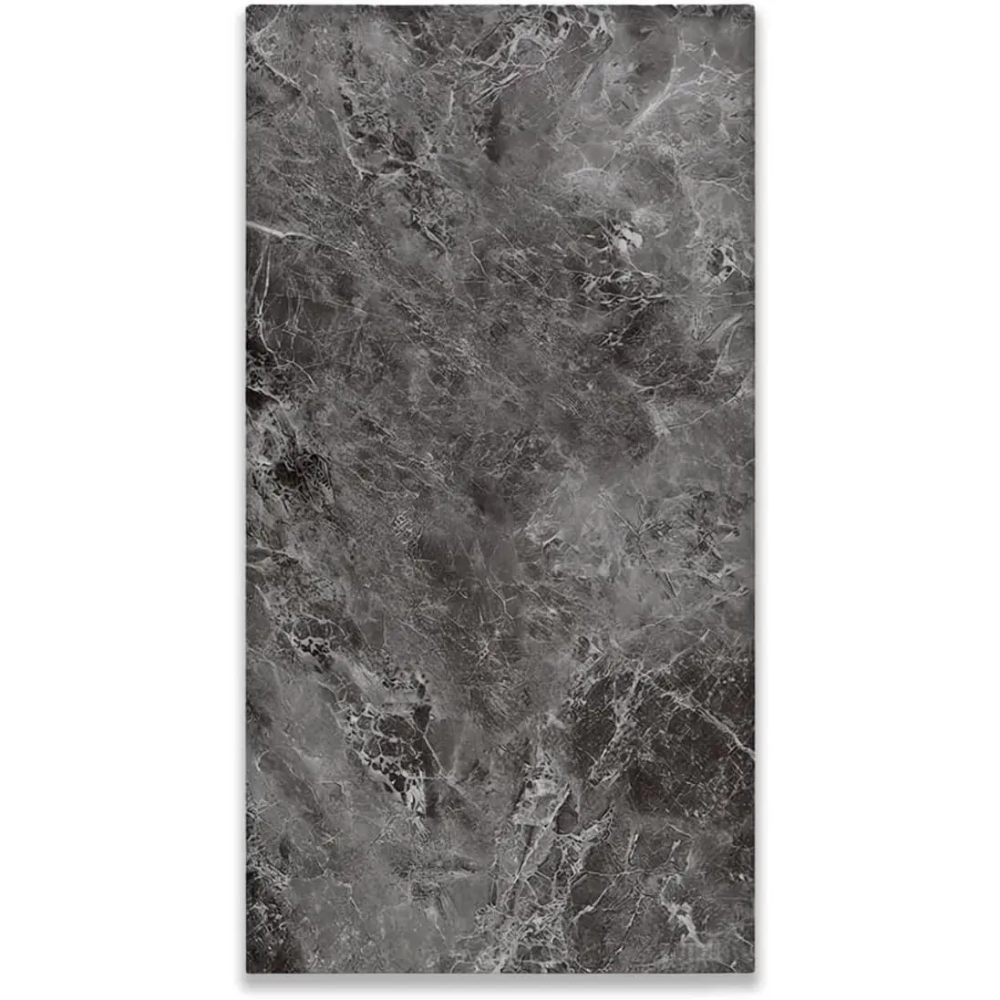 20PC Dark Gray 23.6"x11.8" Peel and Stick Backsplash Tile, 39 Square Feet Waterproof PVC Marble Wall Panels & Self-Stick Wall Tiles for Kitchen, Bathroom, Shower & Laundry Room.