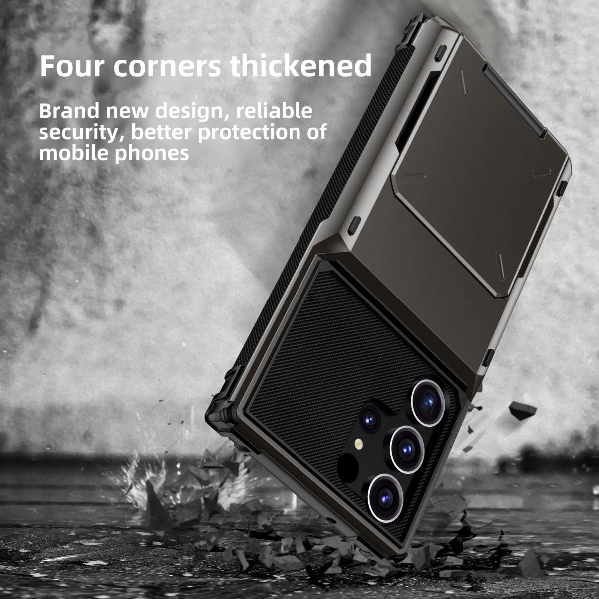 Phone Case For Samsung Galaxy S24 S23 FE S25 S26 Ultra S22 S21 Plus A17 A16 A06 A15 A25 A35 A55 Wallet With Card Holder Cover