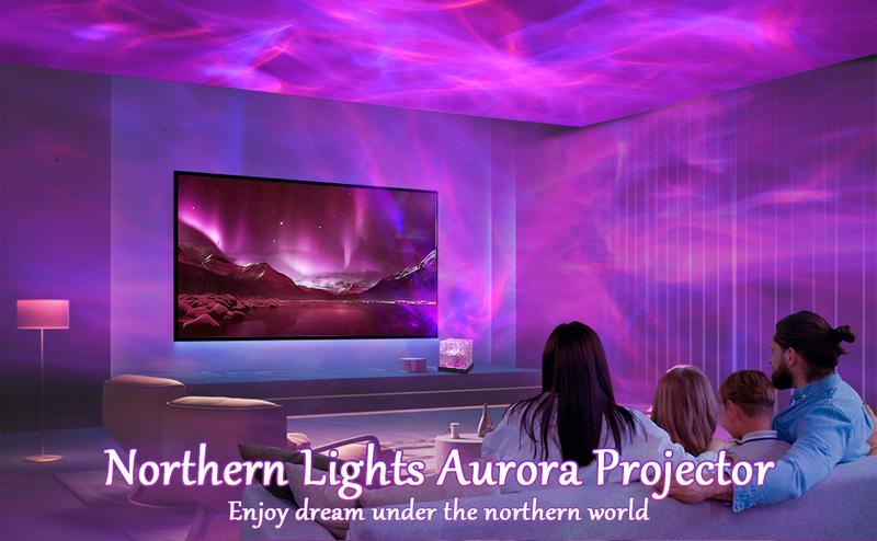 Ocean Lamp - 16 Vibrant Colors Adjustable Brightness Remote Control USB Powered LED Cube Light for Relaxation & Meditation