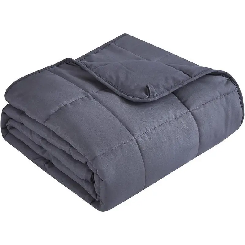(30lbs 88"x104" Cal King Size) Soft Cooling Heavy Blanket Sleeping, Apply to 290-310 lbs Body, Thick Breathable Blanket with Bead, Easy Care