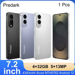 Predark 7.2 Inch Large Screen Smartphone, 4+32GB Memory, Dual Camera, 4300mah Battery, Octa-Core Processor, Android 12, Dual Sim